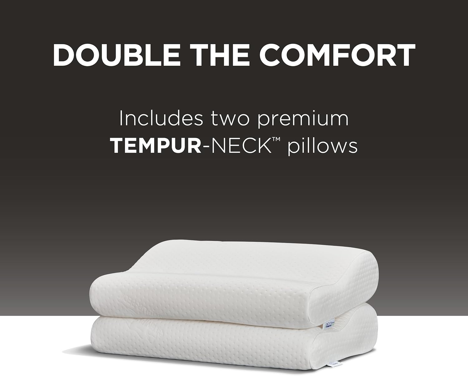 Tempur-Pedic TEMPUR-Ergo Neck Pillow, Large Profile, White - Image 20