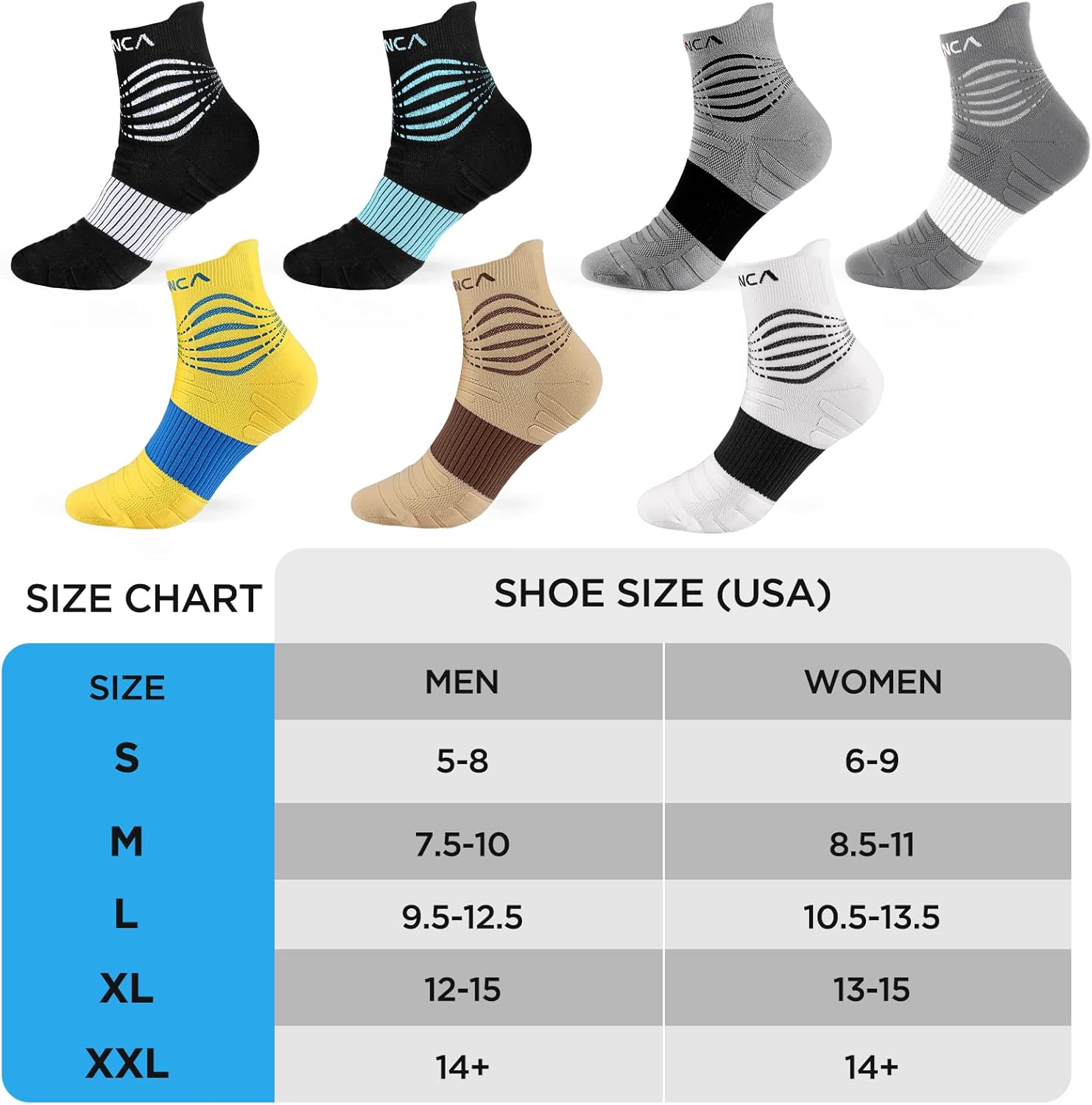NEENCA Medical Compression Socks for Women & Men Circulation, Ankle Compression Stockings for Pain Relief, Plantar Fasciitis, Swelling, Neuropathy, Runner, Nurses, Travel, Pregnancy, Flying,20-30 mmHg - Image 7
