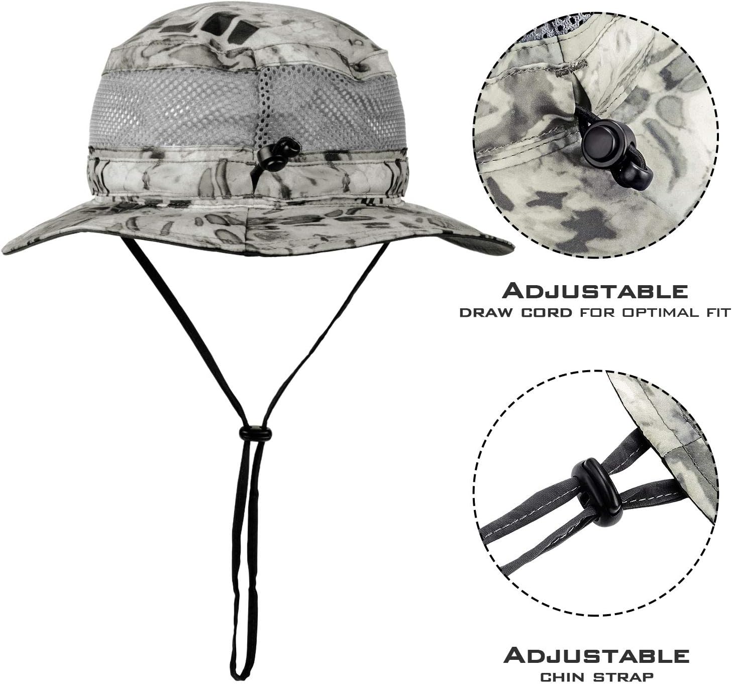 KastKing Sol Armis UPF 50 Boonie Hat - Sun Protection Hat, Fishing Hat, Beach & Hiking Hat, Paddling - Image 4
