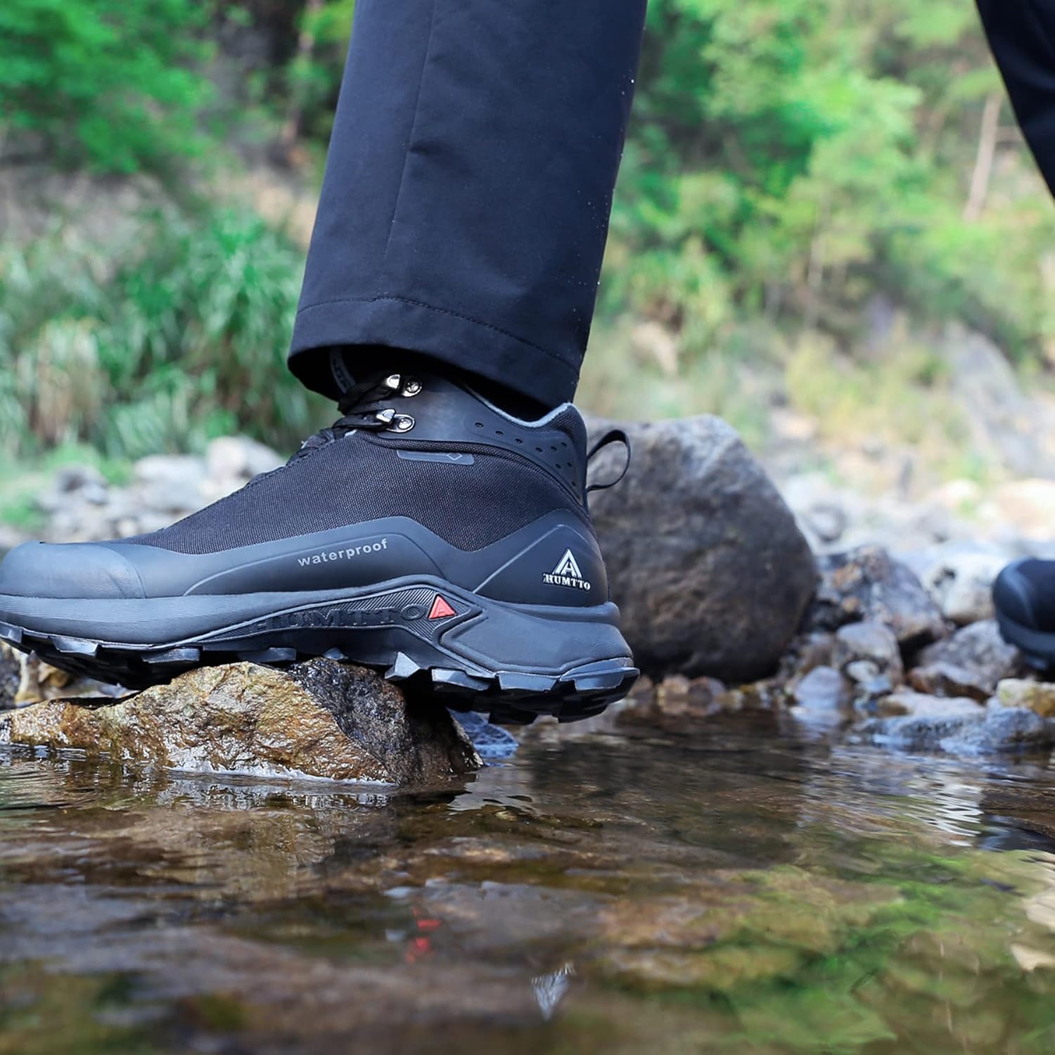 HUMTTO Men's All-Terrain Waterproof Hiking Boots Lightweight Breathable Outdoor Ankle Boots Trekking Hiking Shoes - Image 7