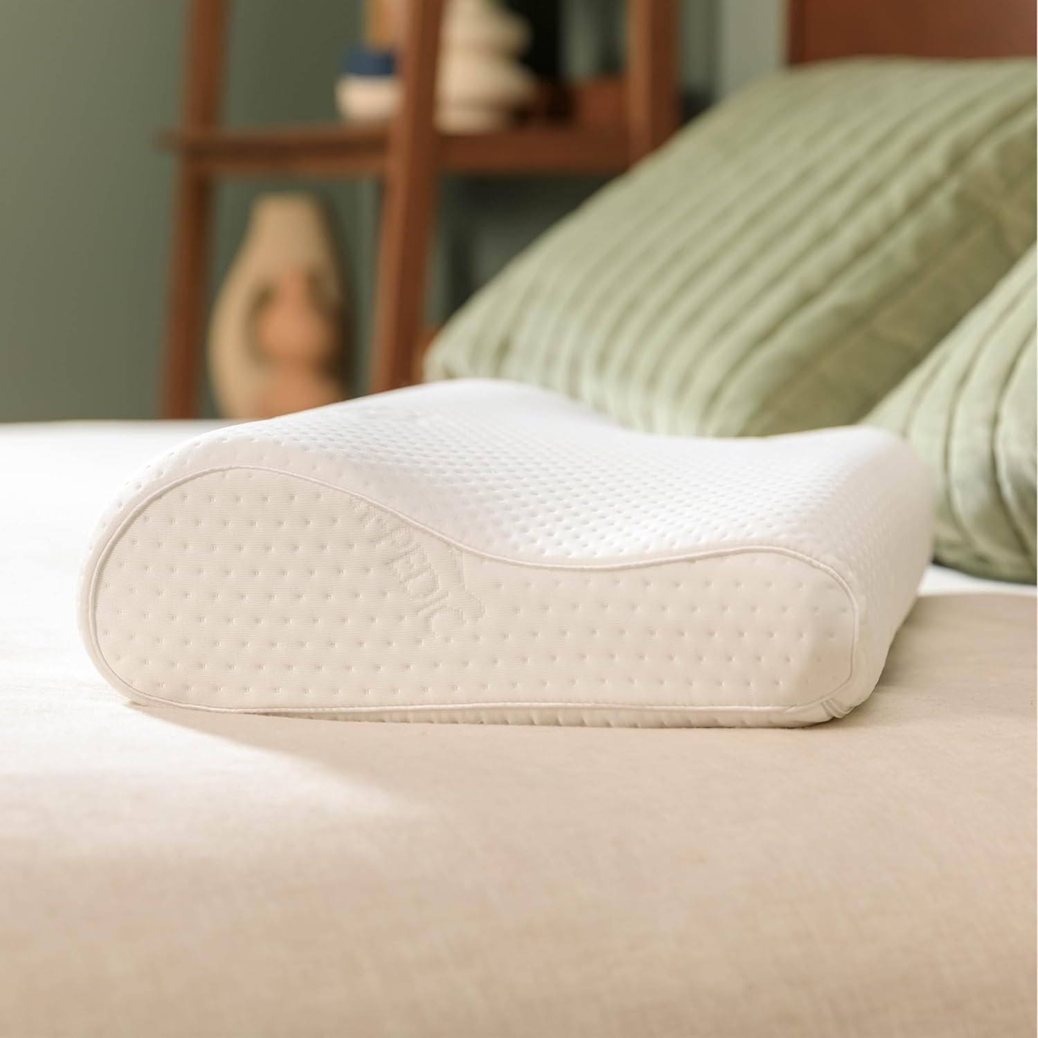 Tempur-Pedic TEMPUR-Ergo Neck Pillow, Large Profile, White - Image 4