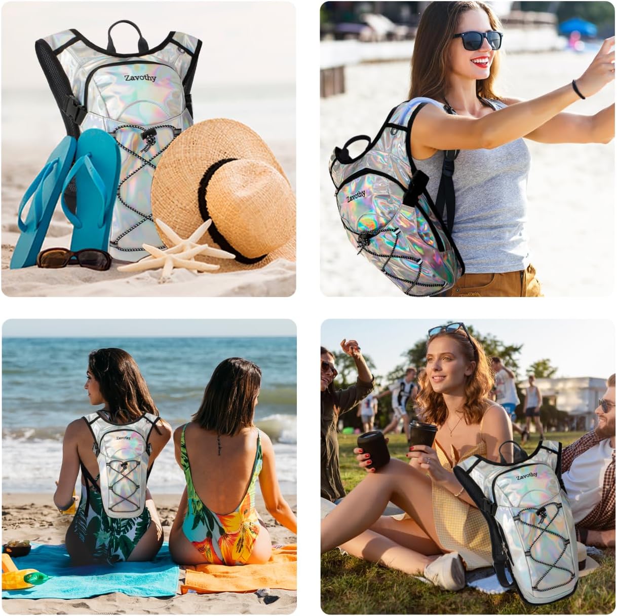 Reflective Hydration Backpack, Hydration Pack - Water Backpack with 2L/3L Hydration Bladder, Essential for Festivals - Rave Hydration Pack for Hiking, Running, Cycling, and Festivals - Image 7