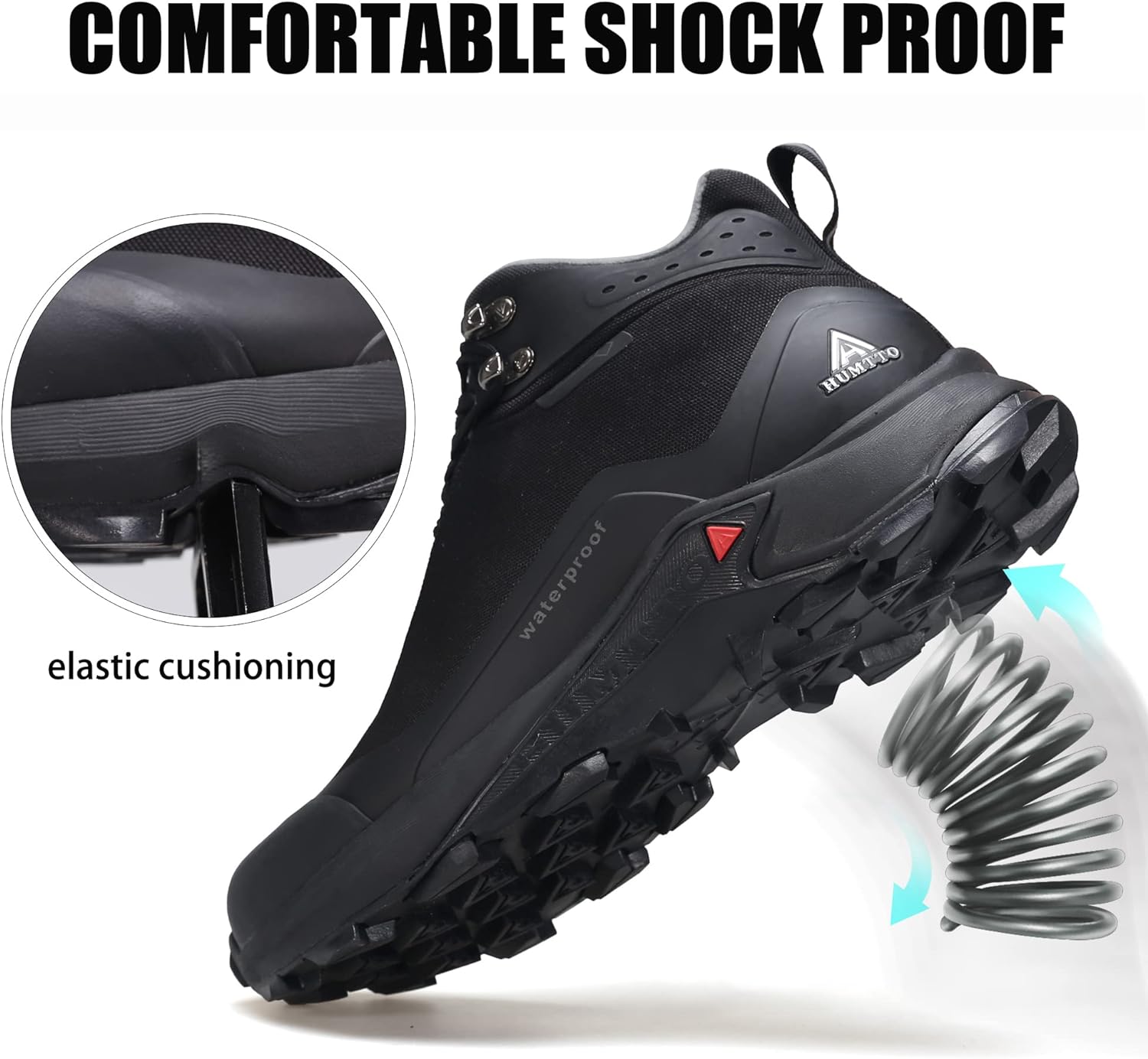 HUMTTO Men's All-Terrain Waterproof Hiking Boots Lightweight Breathable Outdoor Ankle Boots Trekking Hiking Shoes - Image 6
