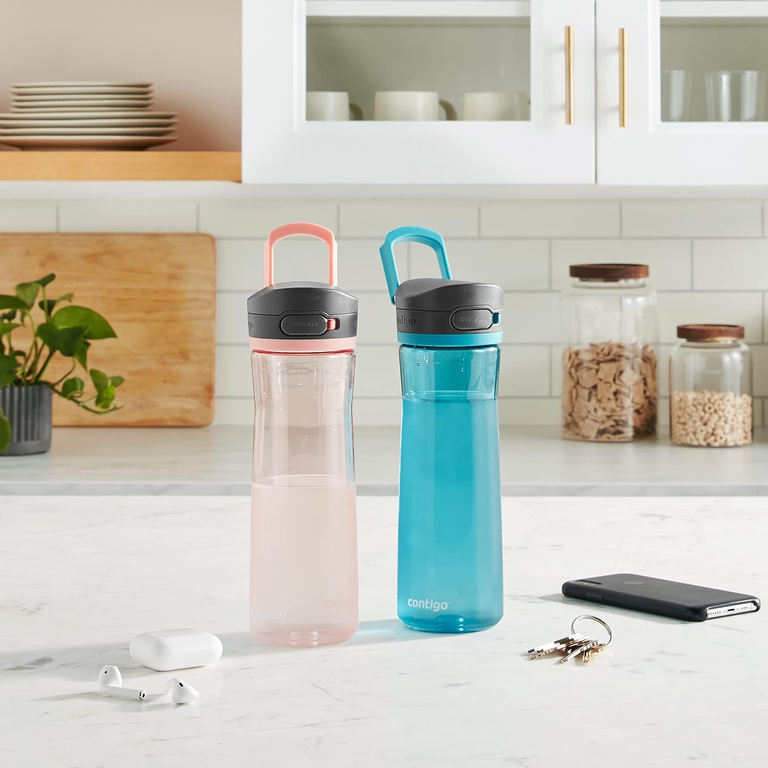 Contigo Jackson 2.0 Tritan Water Bottle with AUTOPOP Lid 24 Oz. 2- Pack - Image 5