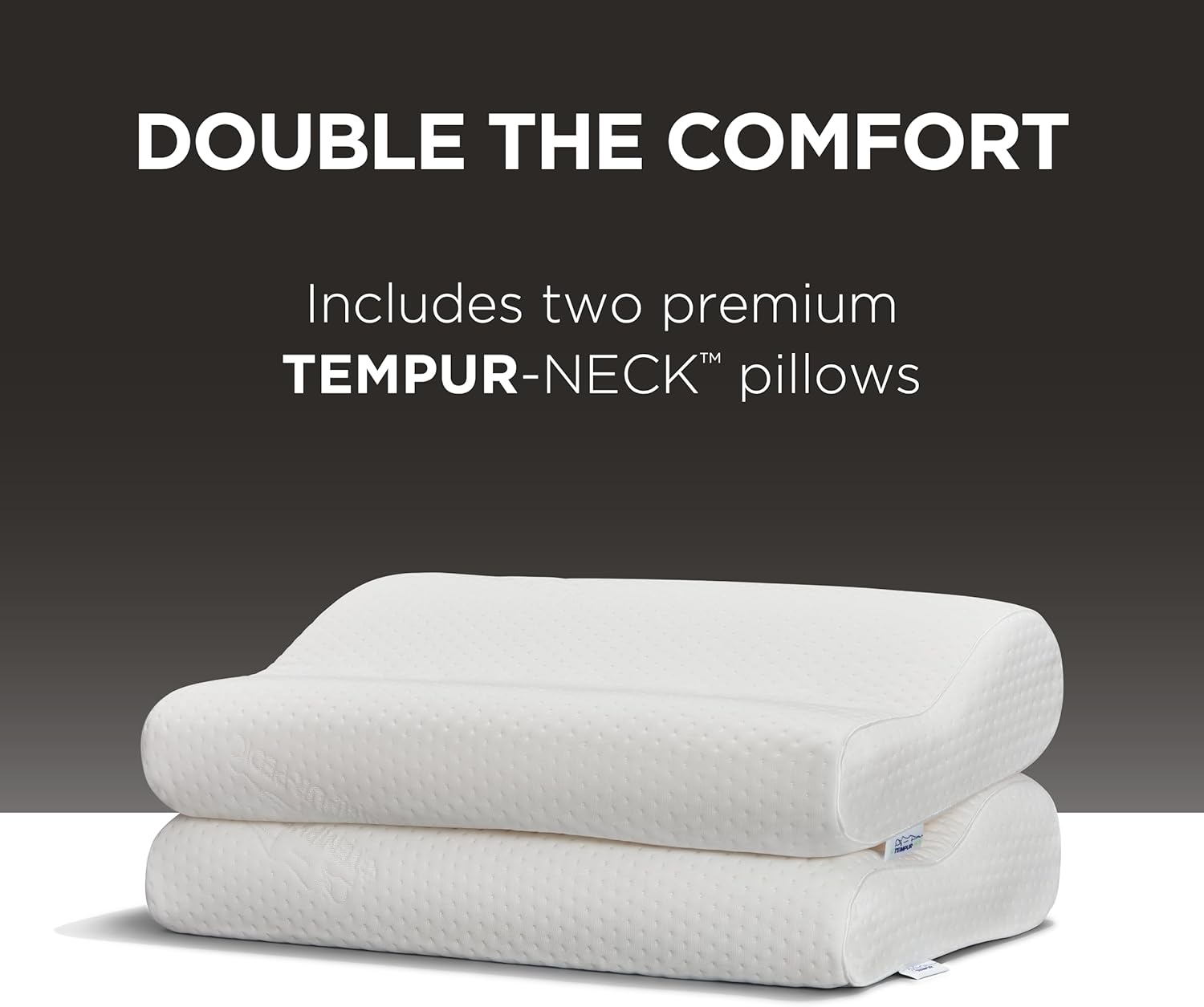 Tempur-Pedic TEMPUR-Ergo Neck Pillow, Large Profile, White - Image 19