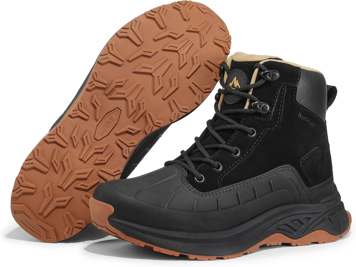 NORTIV 8 Women's Waterproof Hiking Boots Outdoor Trekking Camping Trail Hiking Boots - Image 7