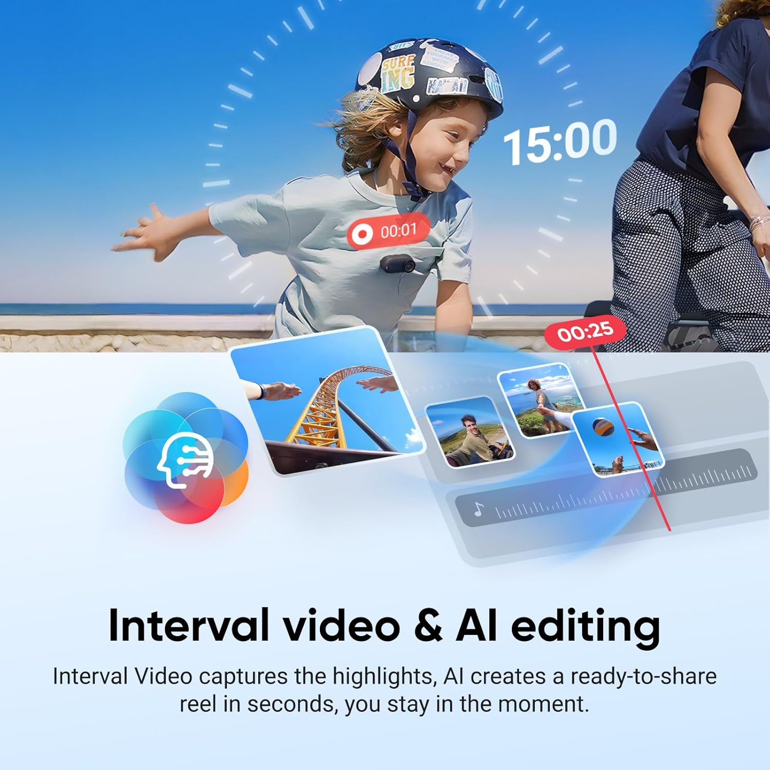 Insta360 GO 3S - 128 GB Black 4K Tiny Portable Vlogging Camera, Hands-Free POVs, Mount Anywhere, Stabilization, 140 Min Battery Life, 10m Waterproof, Pet POV - Image 8
