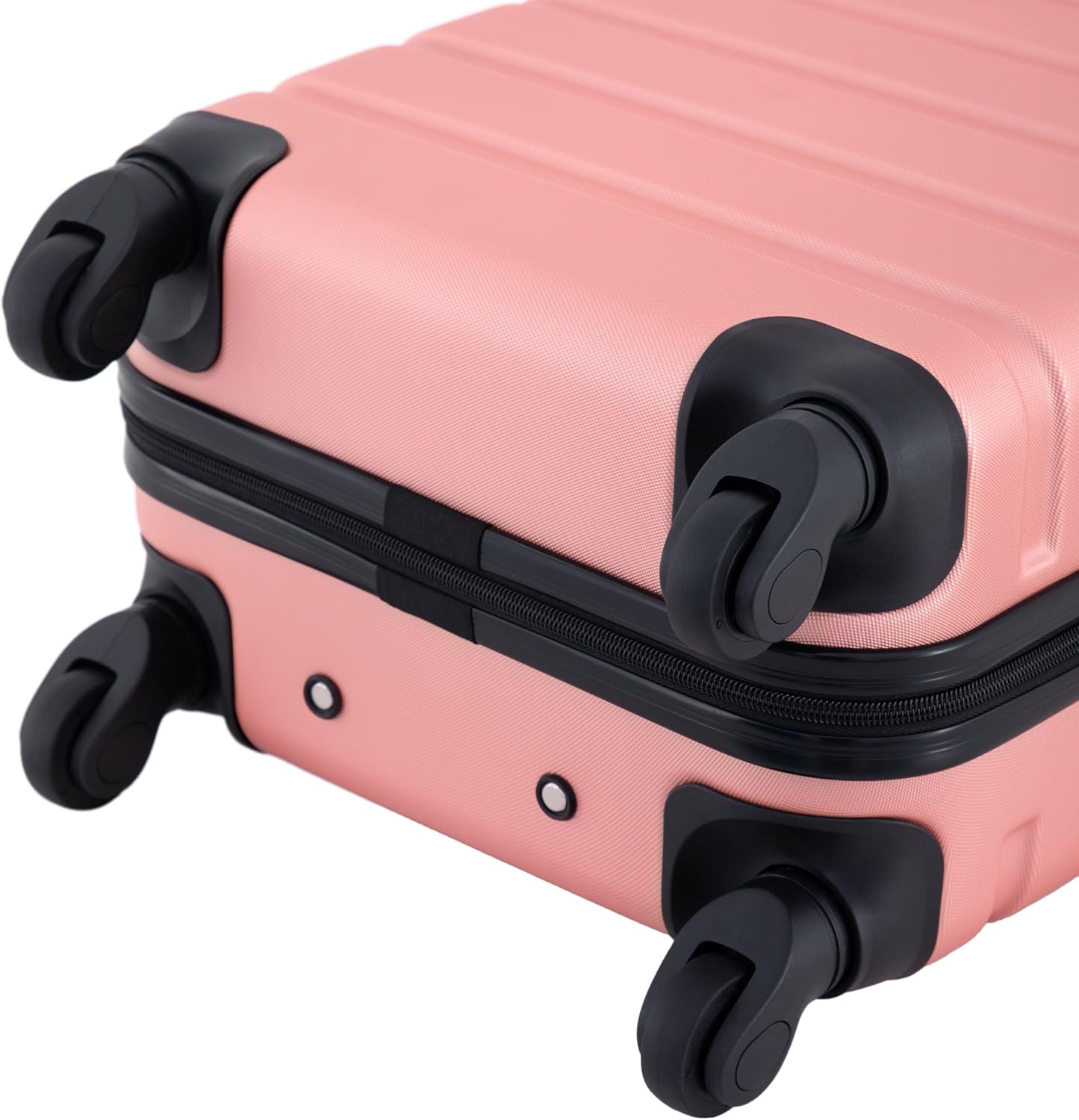 Travelers Club Harper Luggage, Rose Gold, 20-Inch Carry-On - Image 8
