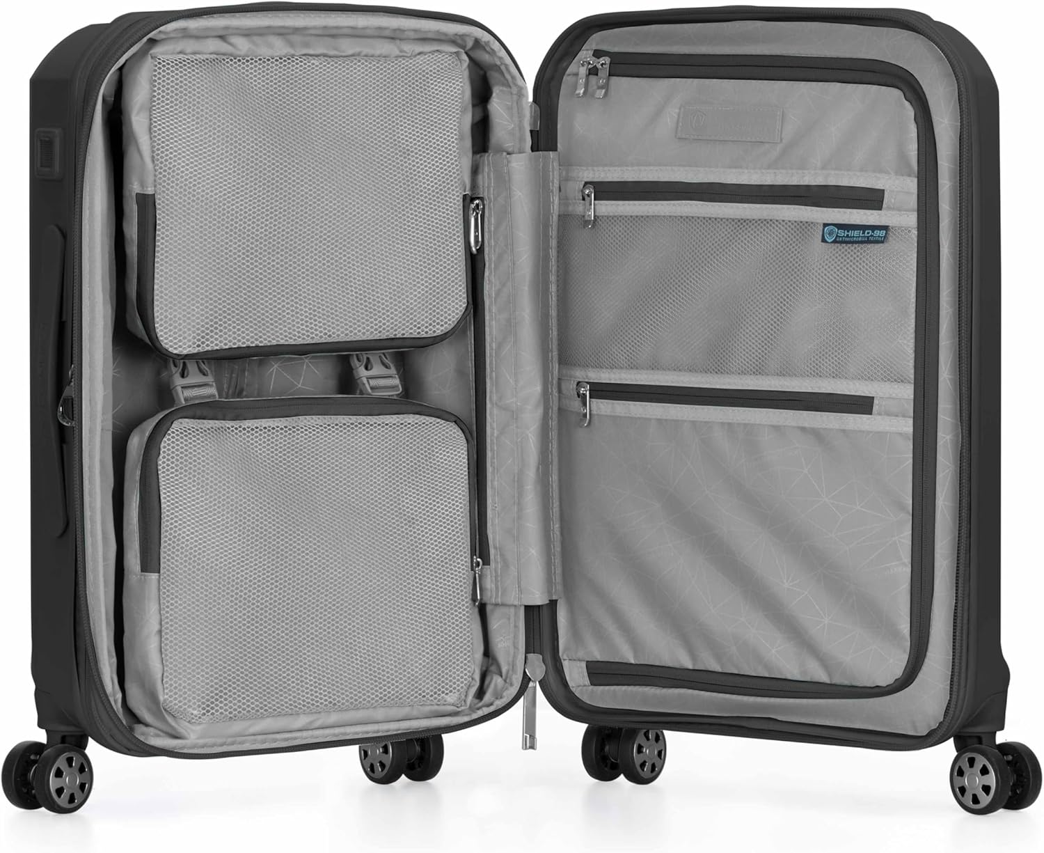 Traveler's Choice Pagosa Indestructible Hardshell Expandable Spinner Luggage, Black, 22-Inch Carry-on - Image 10
