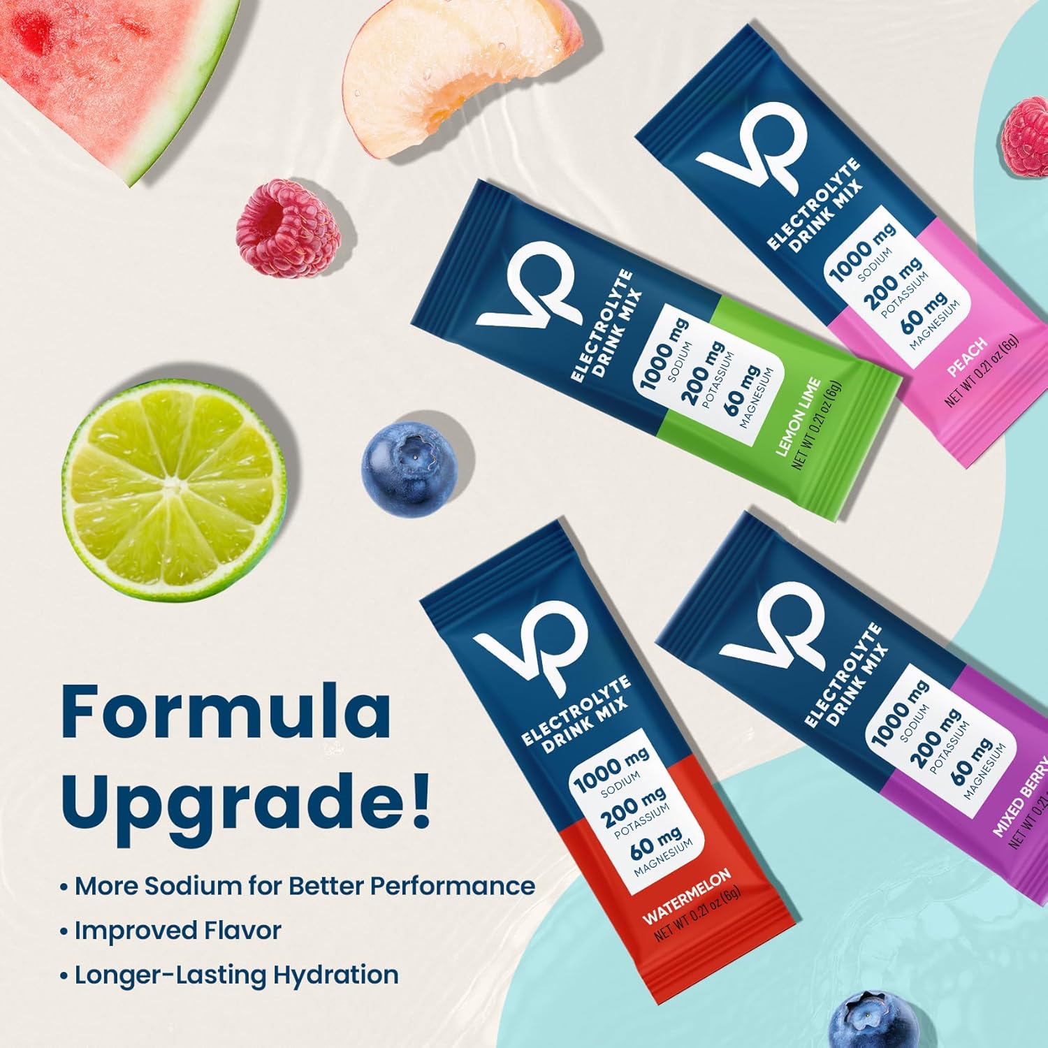 Venture Pal High Sodium Sugar-Free Electrolyte Powder Packets - Hydration Packets with Sodium, Potassium & Magnesium | Zero Calories | Vegan, Keto, and Paleo Friendly | 16 Sticks - Image 10