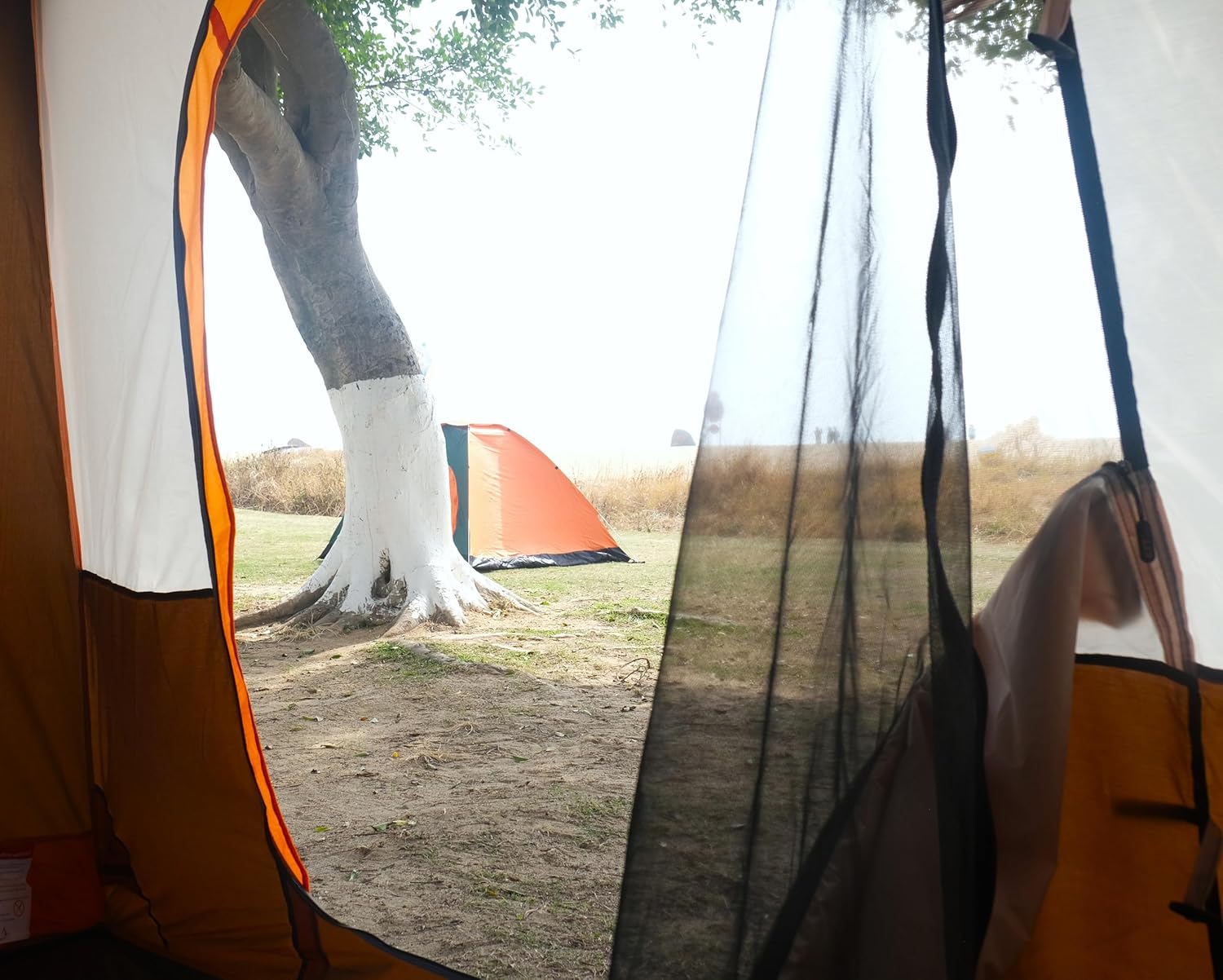 KTT Extra Large Tent 6-10-12-14 Person(A),Family Cabin Tents,2 Rooms,3 Doors and 3 Windows with Mesh,Straight Wall,Waterproof,Double Layer,Big Tent for Outdoor,Picnic,Camping,Family Gathering - Image 10