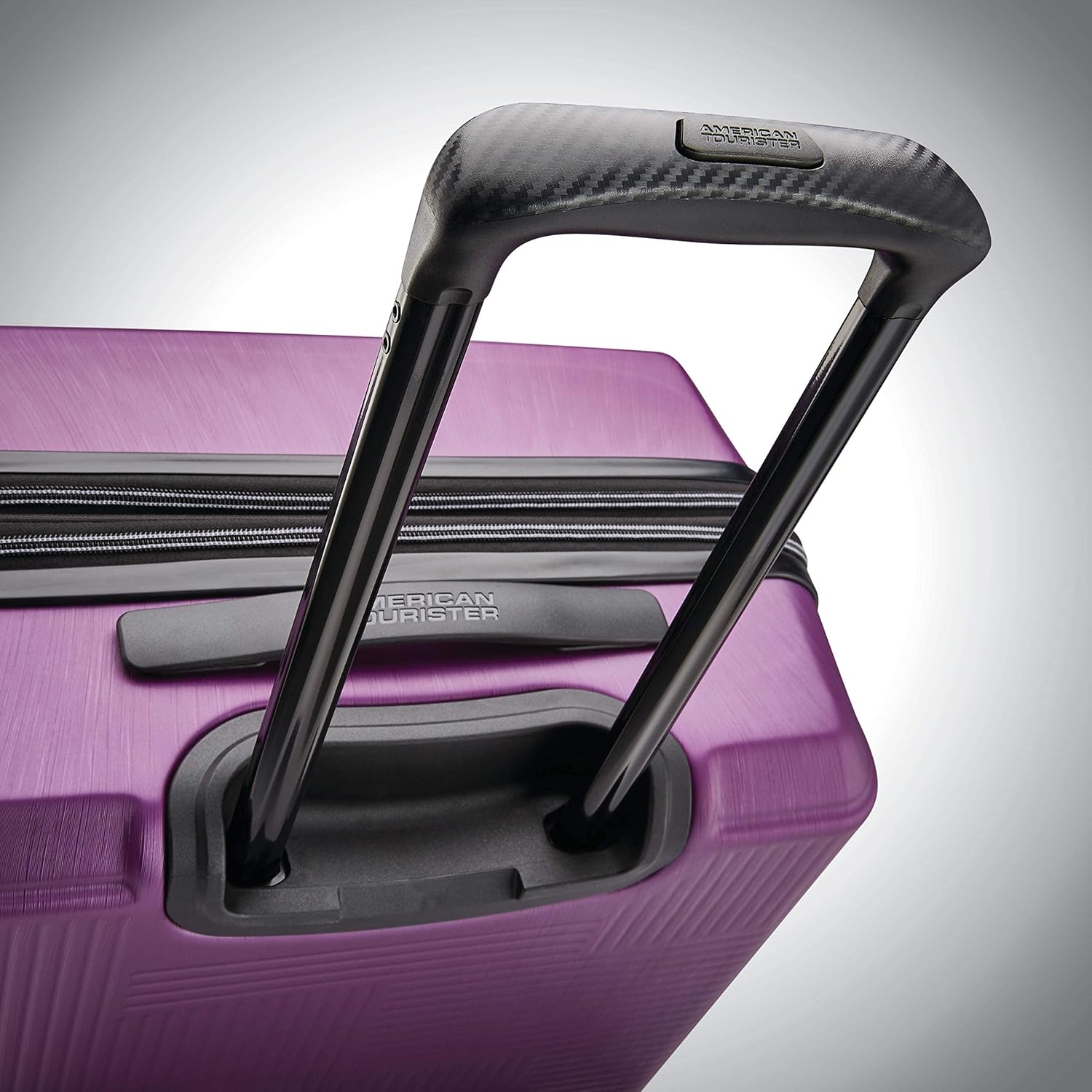 American Tourister Stratum XLT Expandable Hardside Luggage with Spinner Wheels, Power Plum, Carry-On 21-Inch - Image 4
