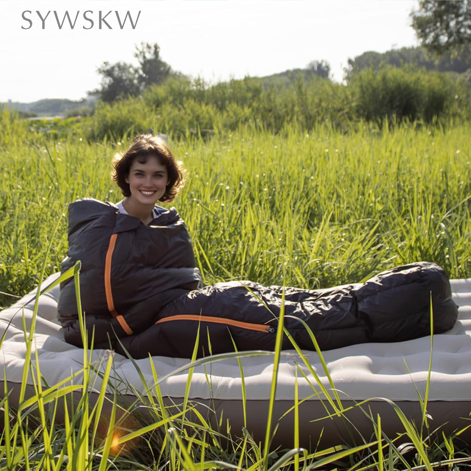 Down Sleeping Bag with Pillow for Backpacking,15℉ 5℉ 0℉ Wide Down Sleeping Bag (86.6 in x 33.5 in) for Adults,Teens,Youth Camping and Hiking Outdoor with 680FP Duck Down - Image 8