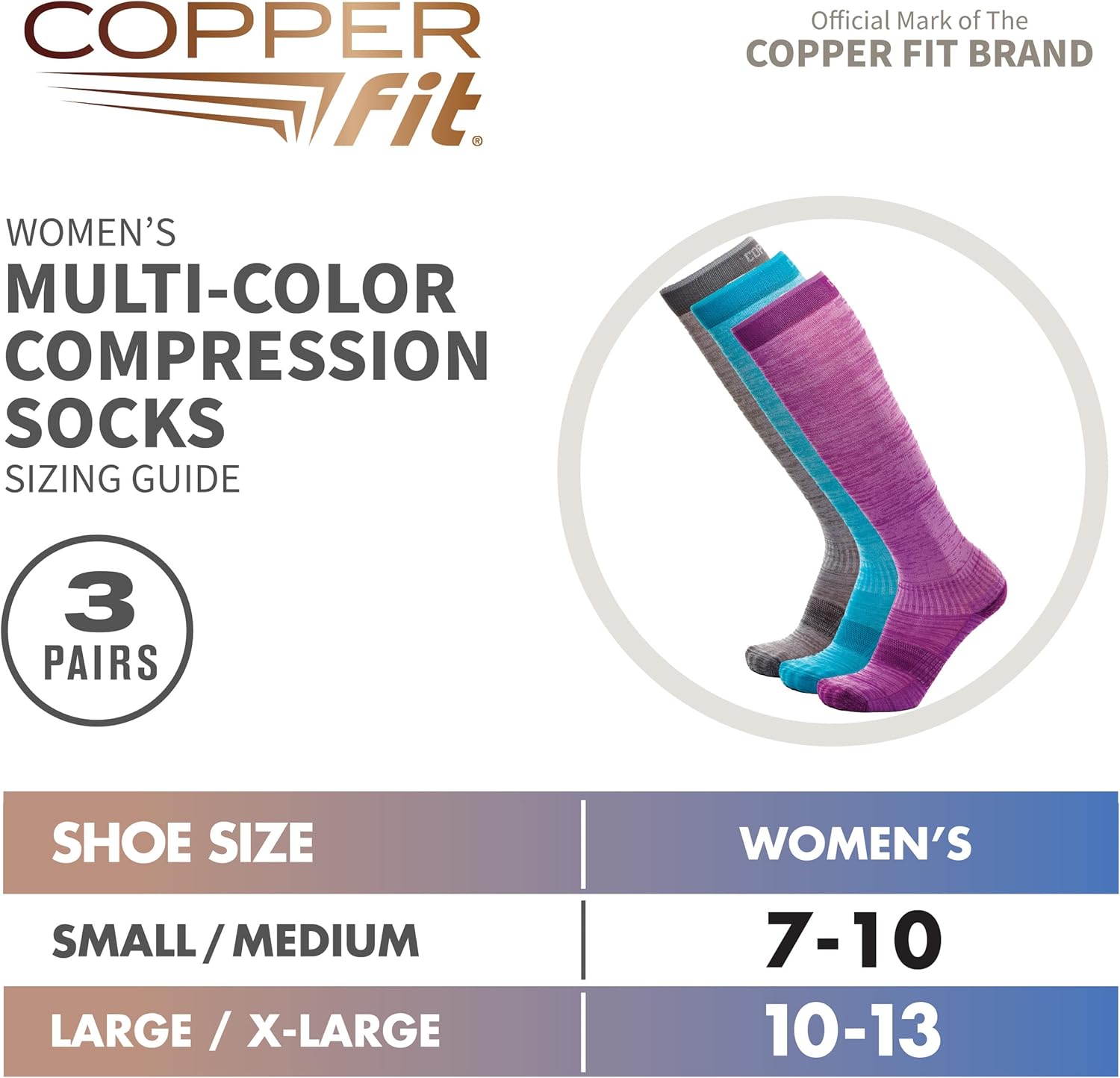 Copper Fit Womens Knee High - Image 4