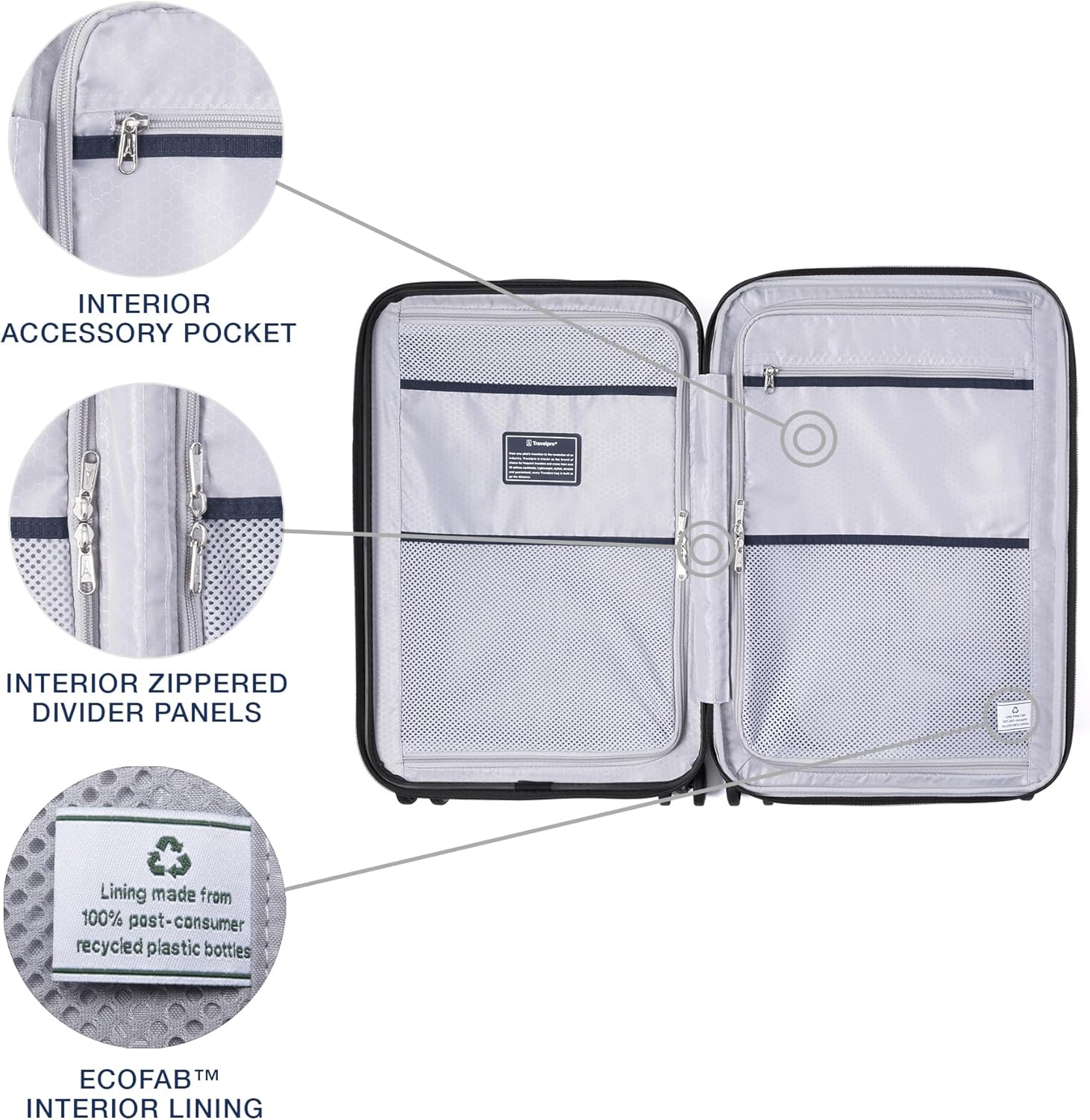 Travelpro Maxlite Air V2 Hardside Expandable Carry on Luggage, 8 Spinner Wheels, Lightweight Hard Shell Suitcase, TSA lock, Slate Green, Carry On 21-Inch - Image 6