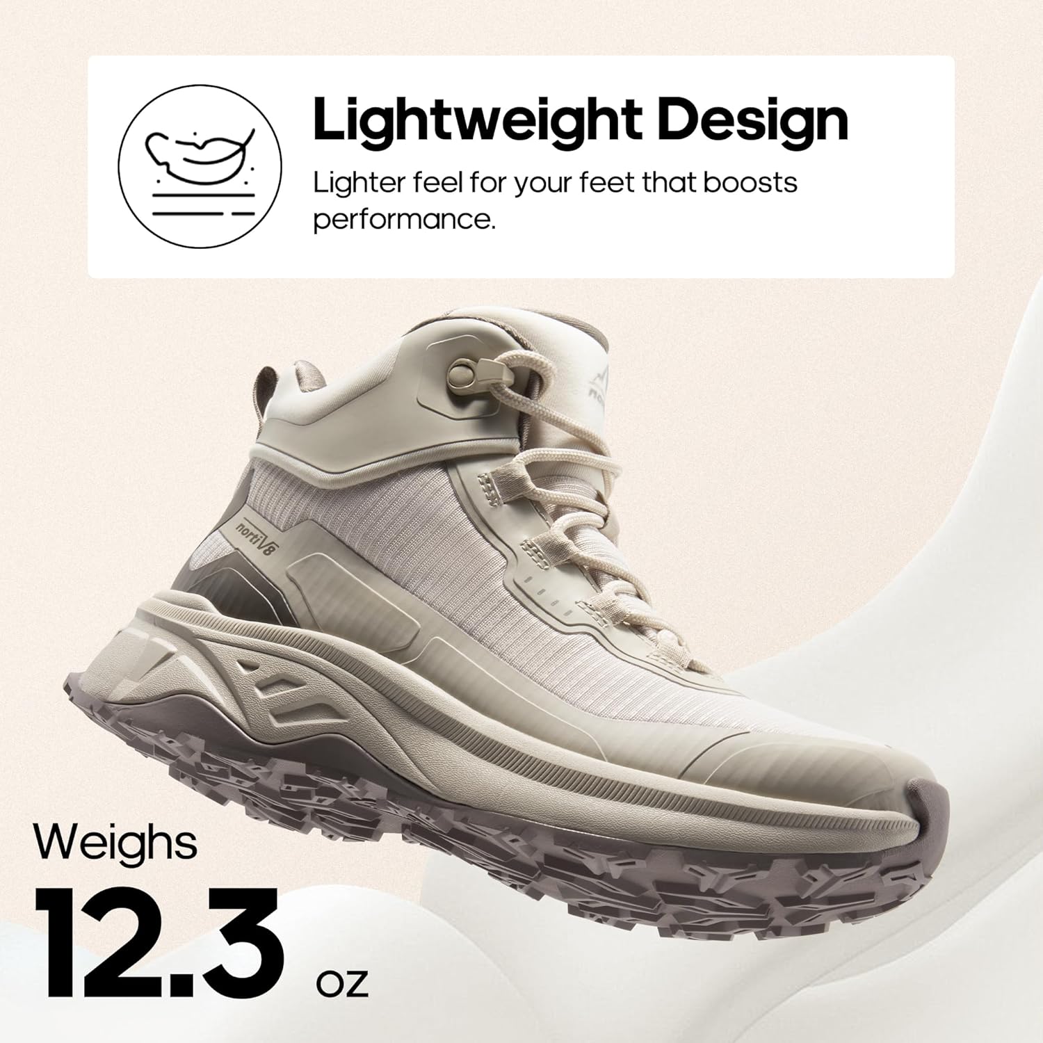 NORTIV 8 Women's Waterproof Lightweight Hiking Boots Trekking for Outdoor - Image 3