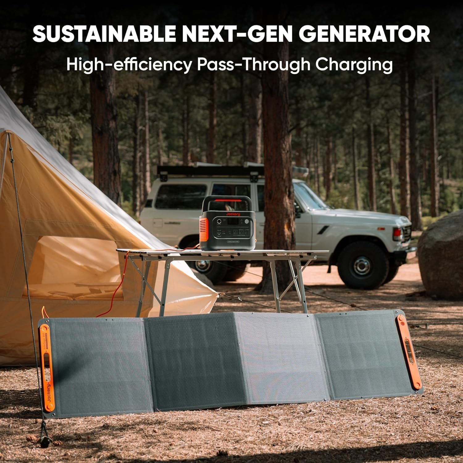 Jackery Explorer 1000 v2 Portable Power Station,1070Wh LiFePO4 Battery,1500W AC/100W USB-C Output, 1 Hr Fast Charge, Solar Generator for Camping,Emergency, RV, Off-Grid Living(Solar Panel Optional) - Image 9