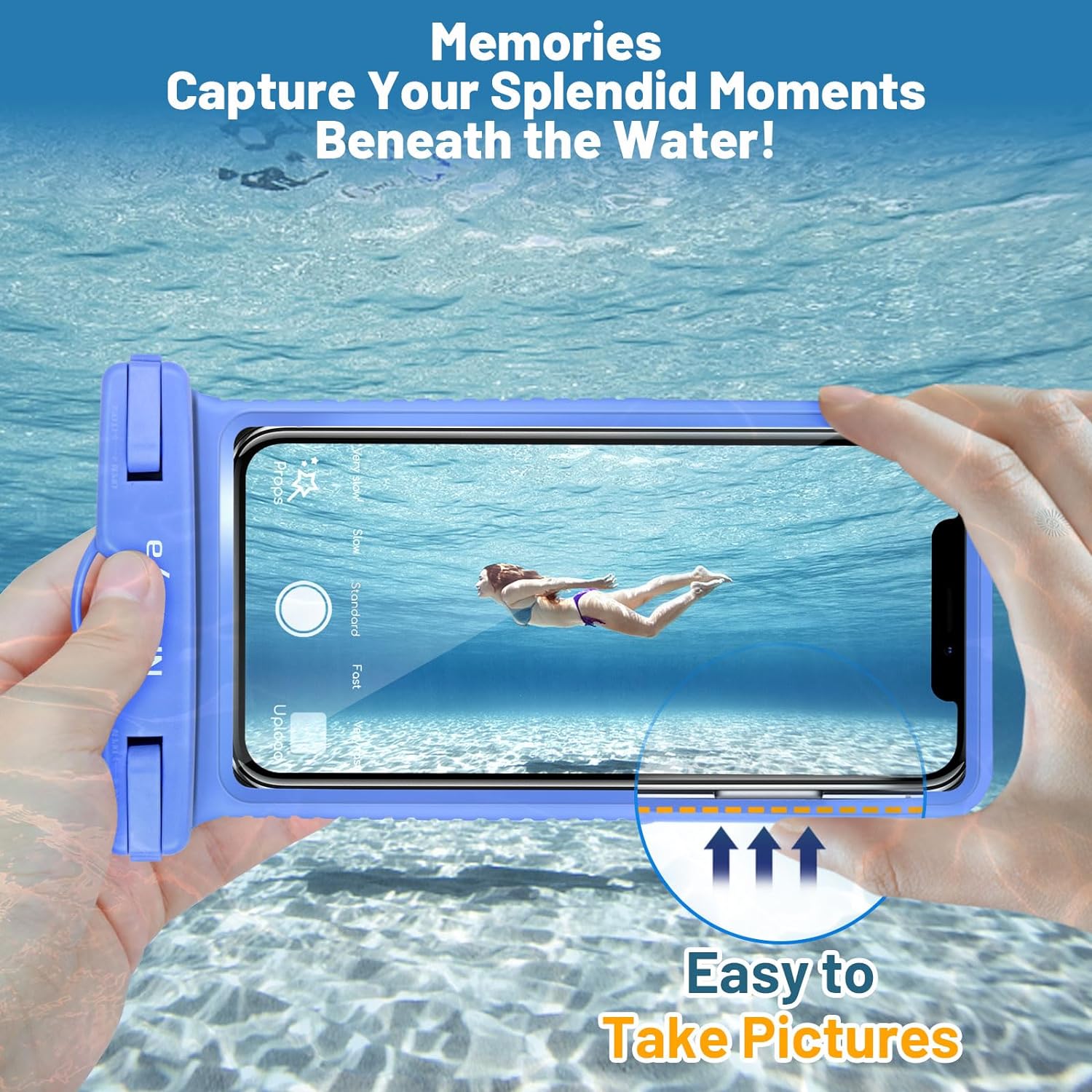 Niveaya IPX8 Waterproof Phone Pouch Case Compatible for iPhone 17 16 15 14 13 12 Pro Max Up to 7", Cruise Ship Essentials Must Haves Dry Bag for Vacation Beach Travel Kayak Accessories - Image 6
