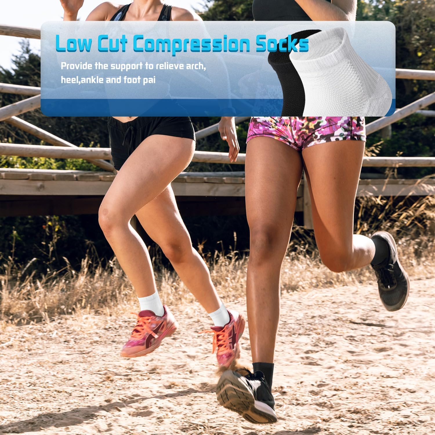 Iseasoo Copper Compression Socks for Men & Women – Plantar Fasciitis Relief, Ankle Support & Circulation – Running & Recovery - Image 4