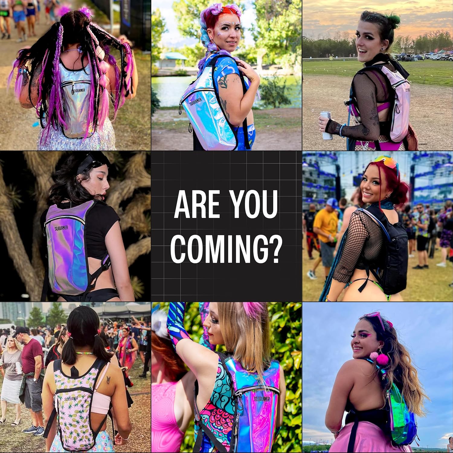 Sojourner Rave Hydration Pack - Hydration Backpack - Hydropack with 2L Bladder - Water Backpack for Festivals, Hiking, Running, Biking and More - Image 8