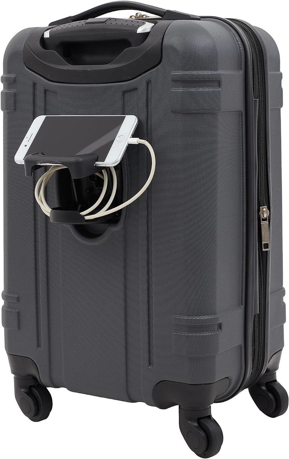Wrangler Astral Hardside Luggage, Dark Shadow, 22-Inch Carry-On - Image 4