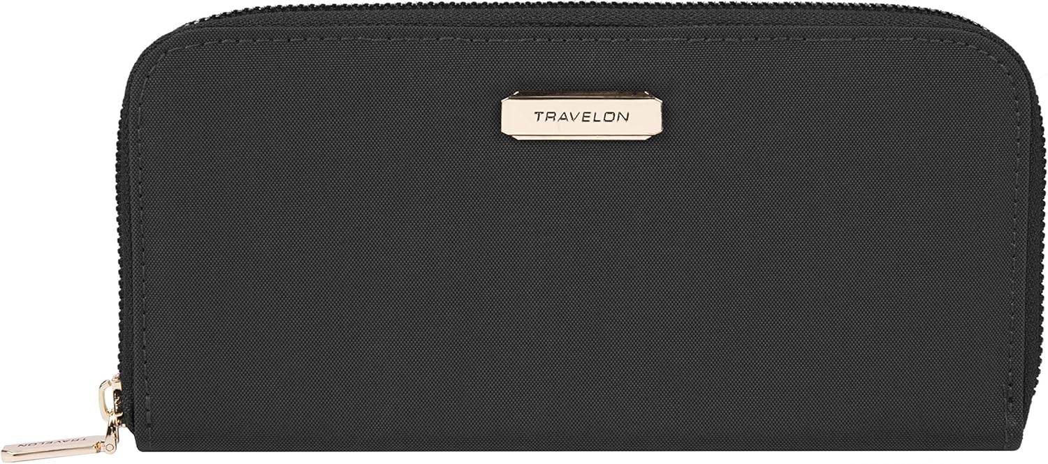 Travelon RFID Blocking Single Zip Wallet - Image 2