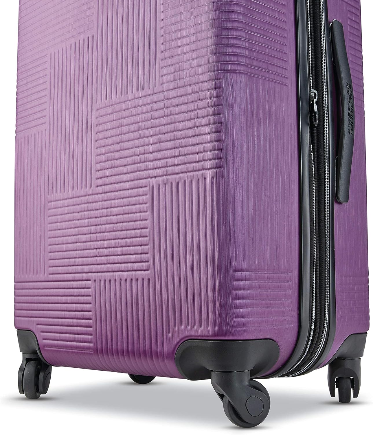 American Tourister Stratum XLT Expandable Hardside Luggage with Spinner Wheels, Power Plum, Carry-On 21-Inch - Image 5