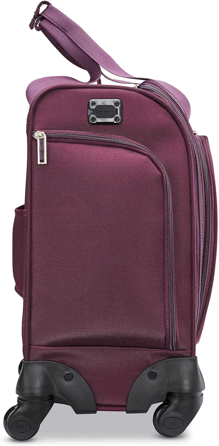 Samsonite Underseat Carry-On Spinner With USB Port, Purple, One Size - Image 4