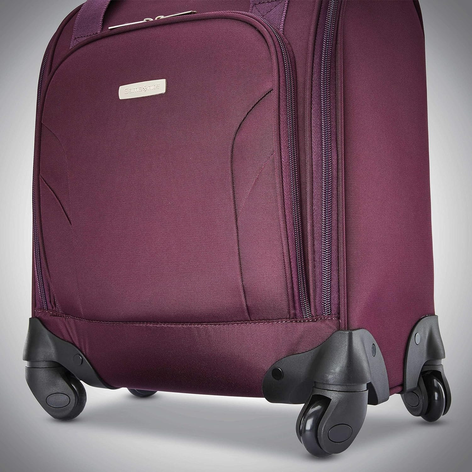Samsonite Underseat Carry-On Spinner With USB Port, Purple, One Size - Image 10