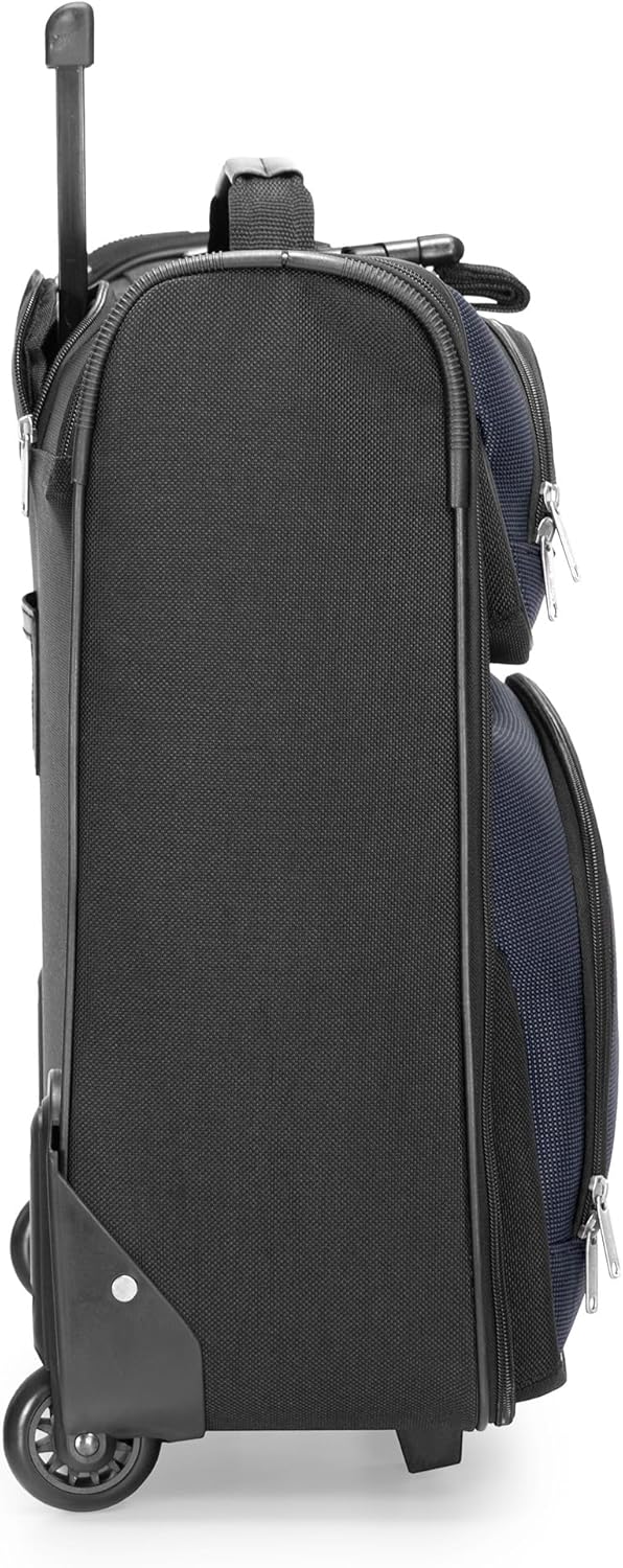 Travel Select Amsterdam Business Rolling Garment Bag, Softside Expandable Rolling 2-Wheeled Suit Carrier, Navy, One Size - Image 4