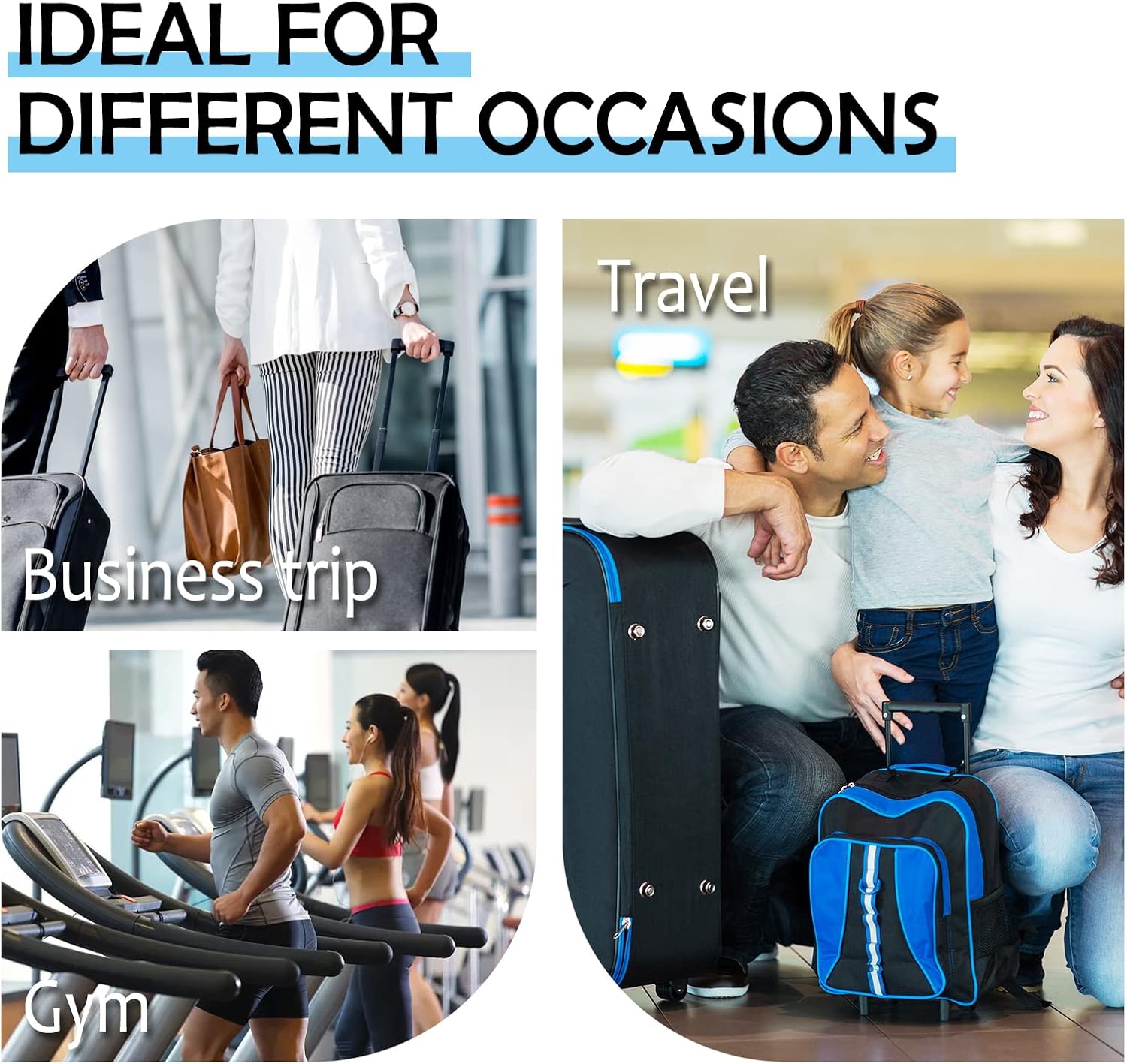 Gloppie 4-Pack Packing Cubes for Luggage - Organizer Suitcase Bags Set - Carry On Travel Accessories - Image 10